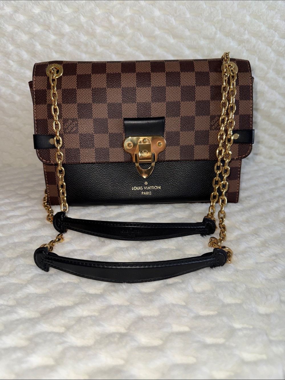 Louis Vuitton Vavin PM Damier Ebene Noir-Authentic-EUC